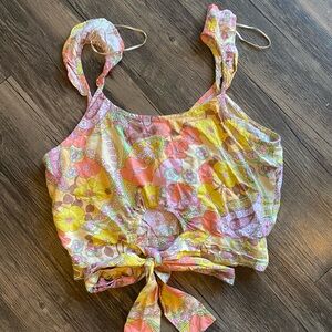 Paisley Crop Top